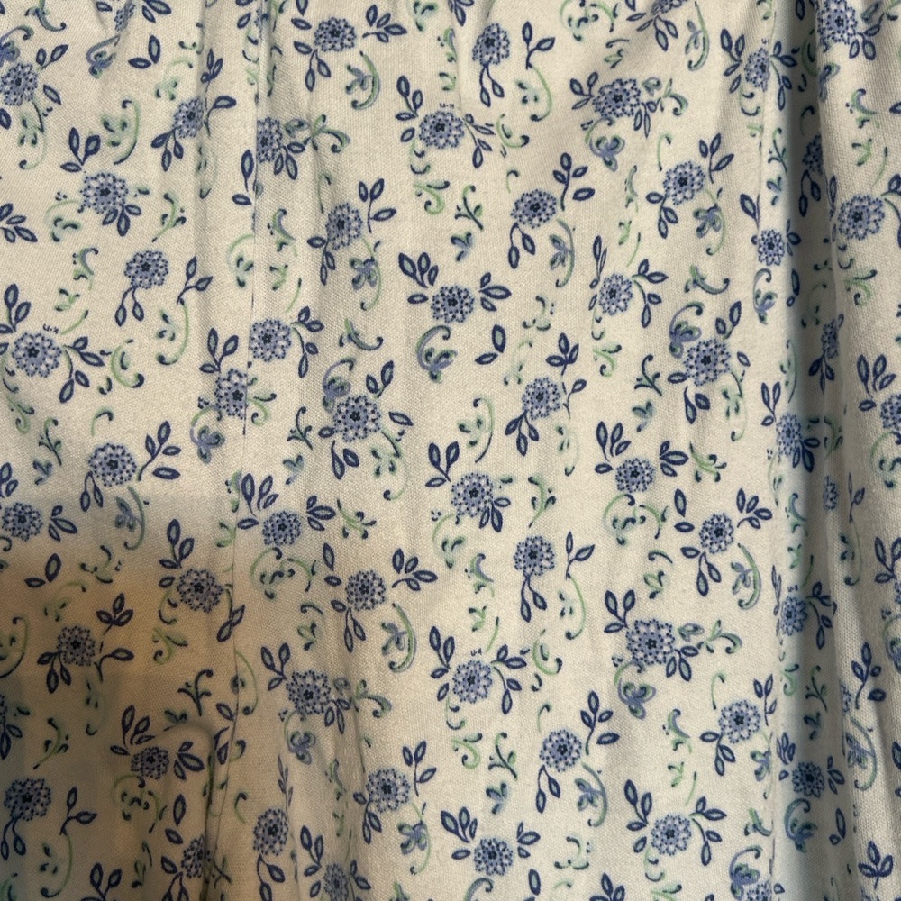 Karen Neuburger Encore two piece pajamas, Size Medium, color: white/blue - Picture 5 of 7